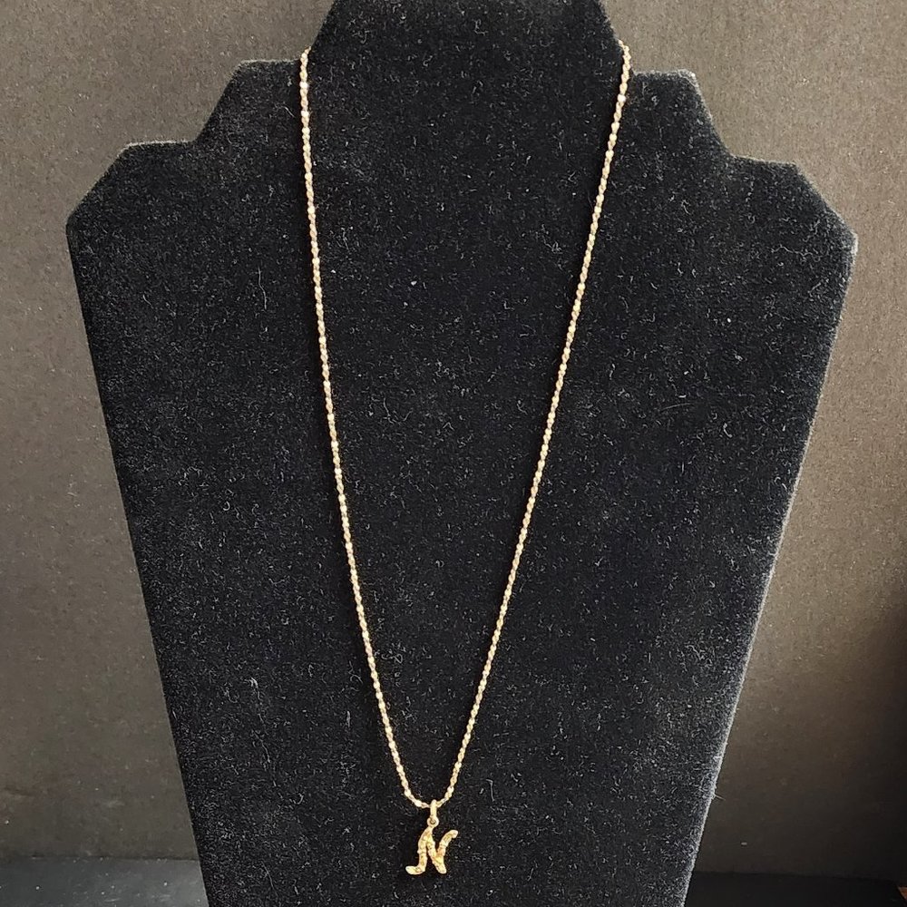 Black Hills Gold Initial Necklace - Picture 4 of 6